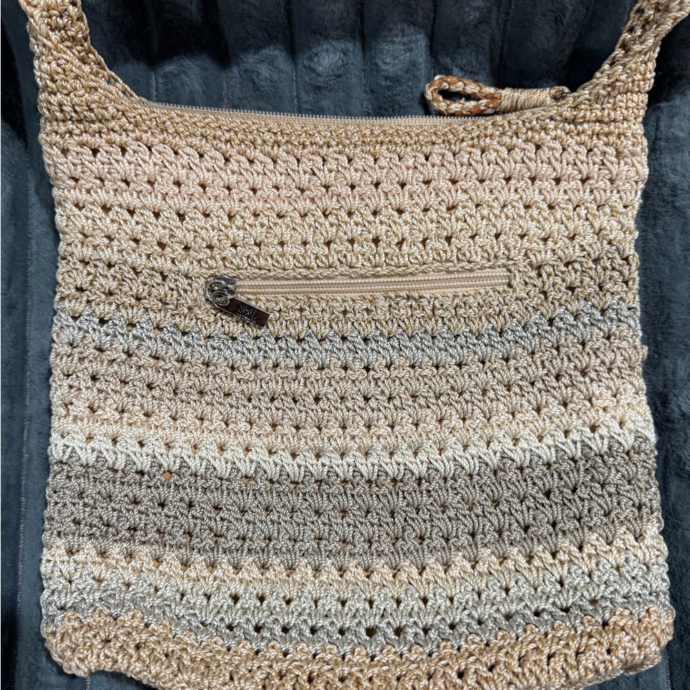 The SAK Indio Crochet Original Sand Stripe